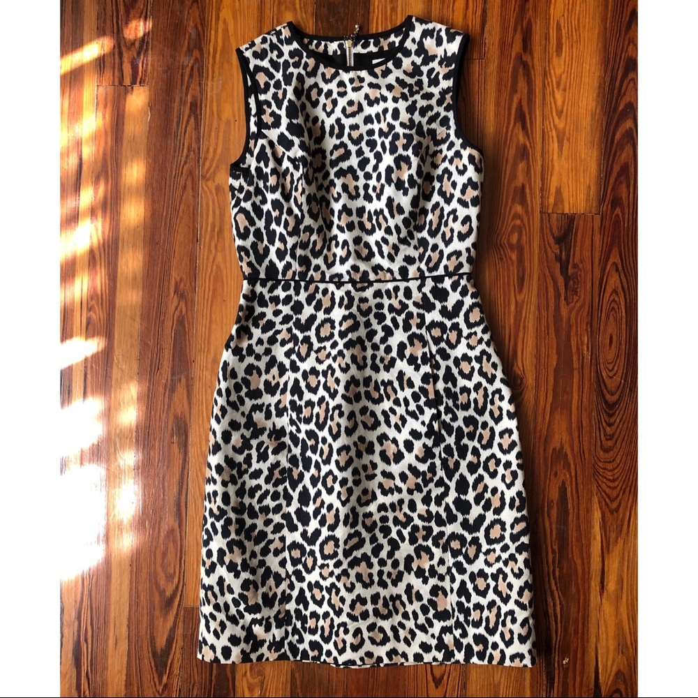 Kate Spade Jacquard Leopard Dress